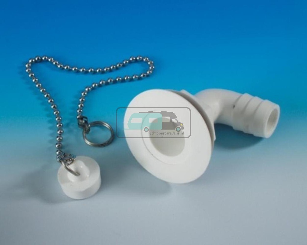 Afvoerplug Haaks 25mm Compleet