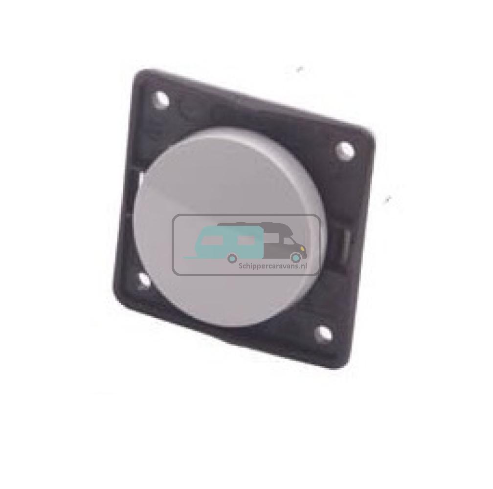 Berker Aan/Uitschakelaar Flow/Pure Inbouw Grijs Hoogglans 230V