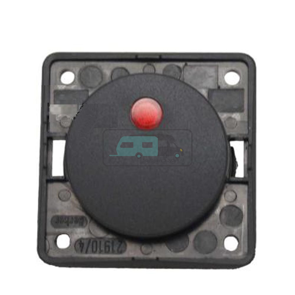 Berker Aan/Uitschakelaar Flow/Pure met Lampje Inbouw Antraciet Mat 12V