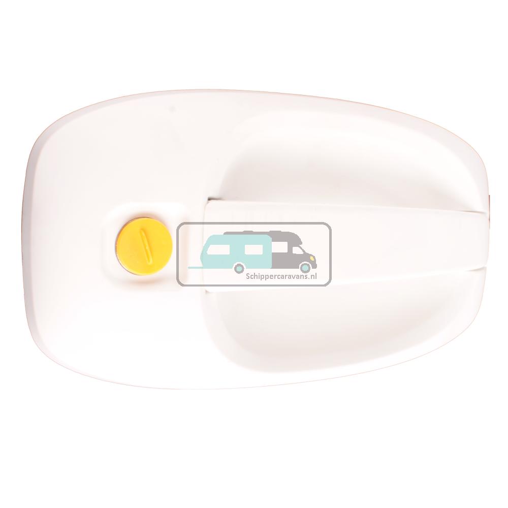 Deurslot buitendeel FAP wit 210 x 120 mm