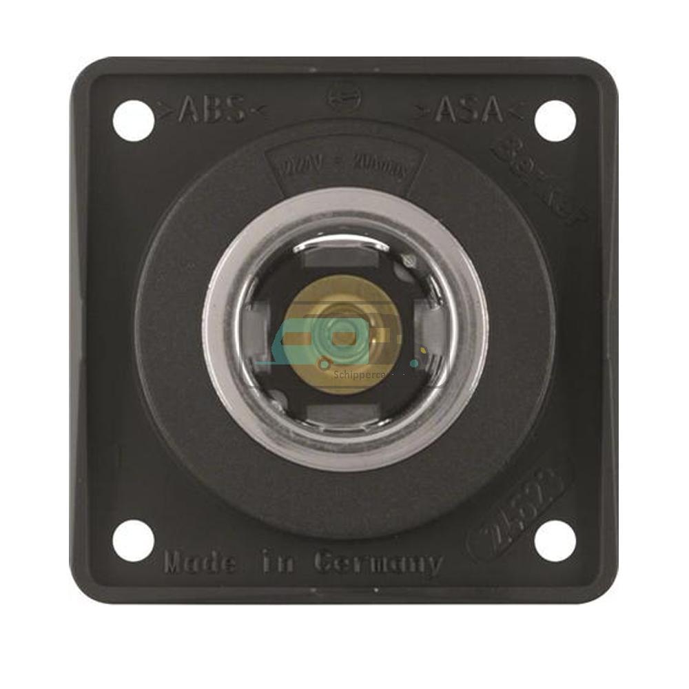 Berker Contactdoos 12V Groot Inbouw Antraciet Mat