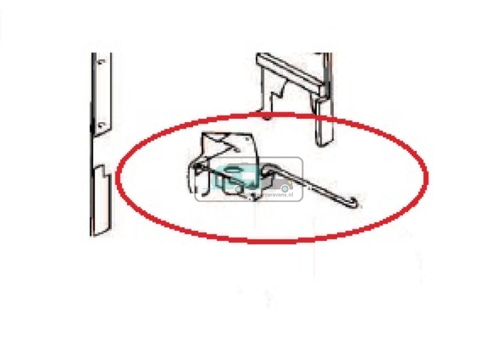 Bracket outside vent