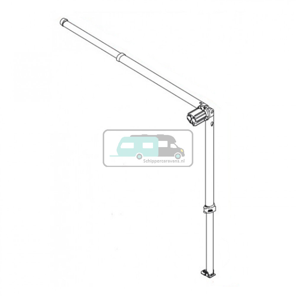 Fiamma right rafter + leg CaravanStore 310/440 6 holes