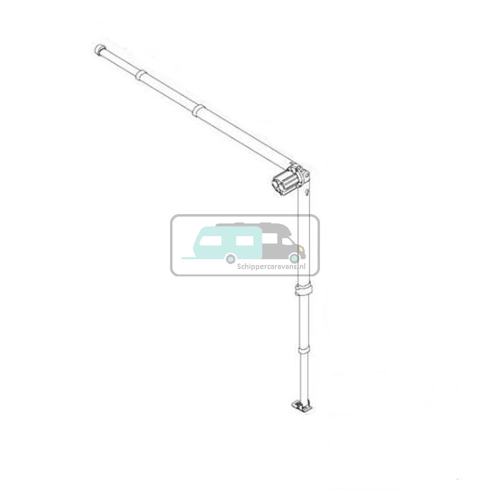 Fiamma Caravanstore Rafter met Staander 225