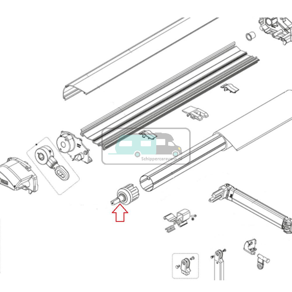Fiamma F80S Rollertube Links