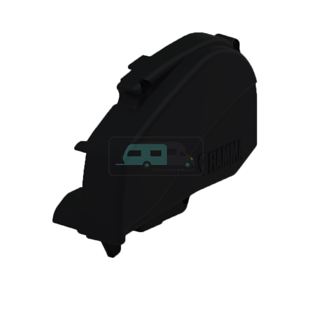 Fiamma F80S Eindkap Rechts Deep Black