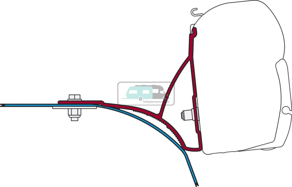 Fiamma Ducato/Jumper/Boxer Roof Rack Kit H2-L2/L3 >2006 F45