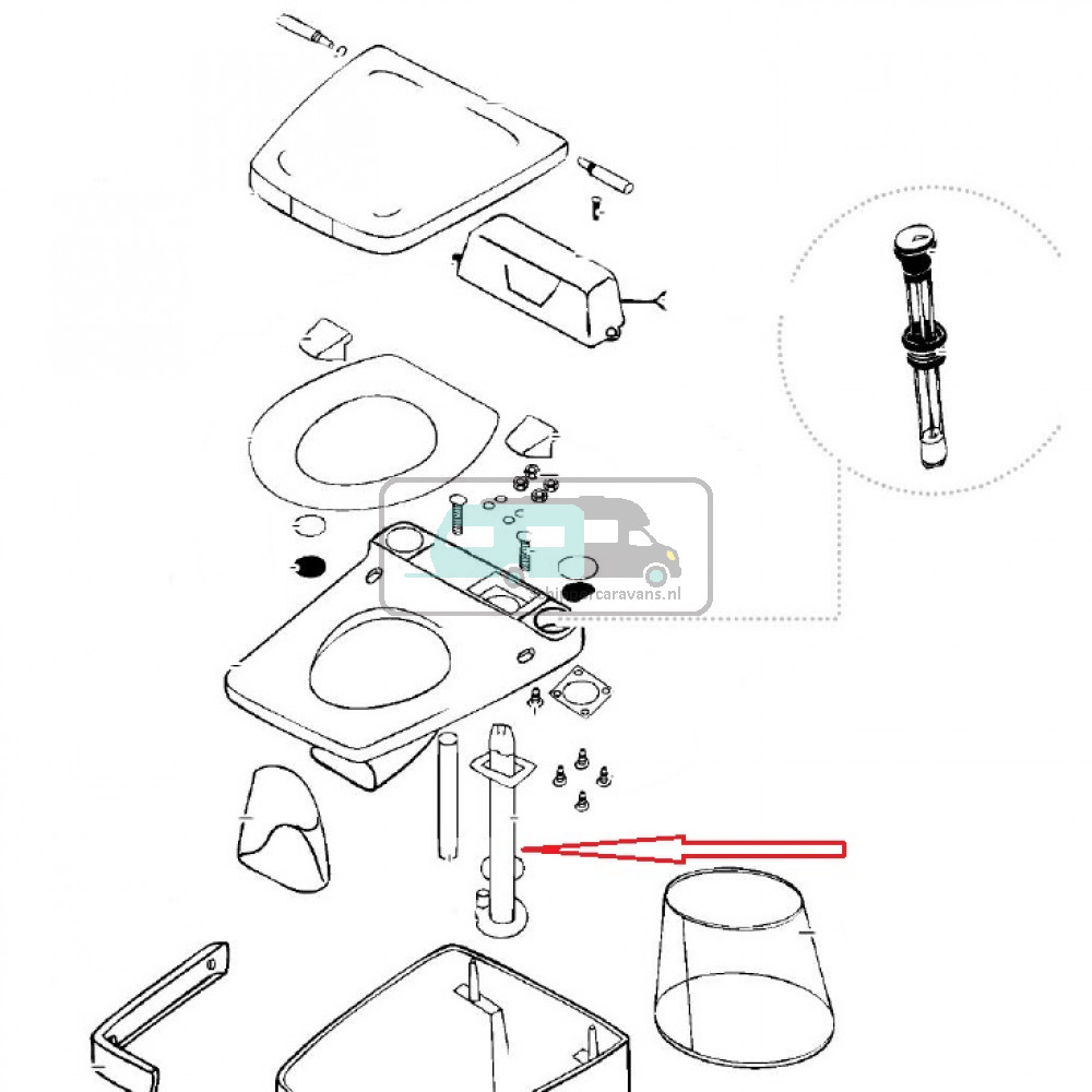 Thetford Electra Magic Motor 24V