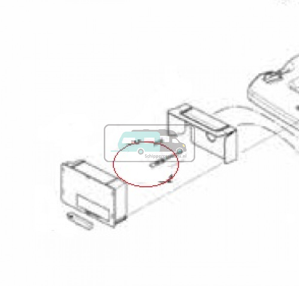 (33)Stekker kachel 2,8mm