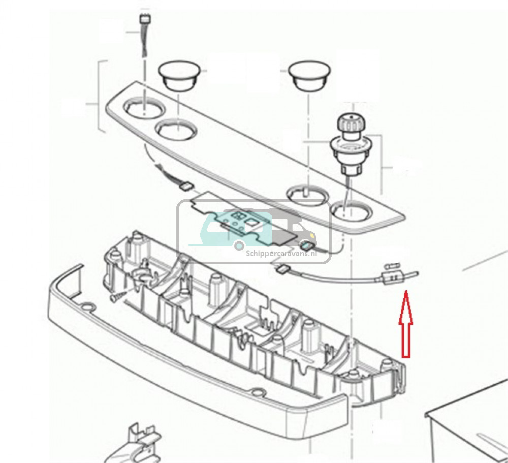 (16)Kabel CI 1,5mtr met zekeringhouder