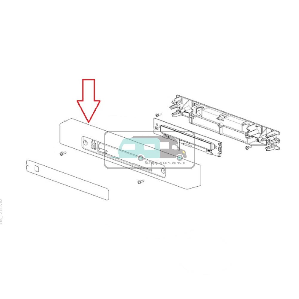 Thetford N 3141 housing vlak zwart 691104