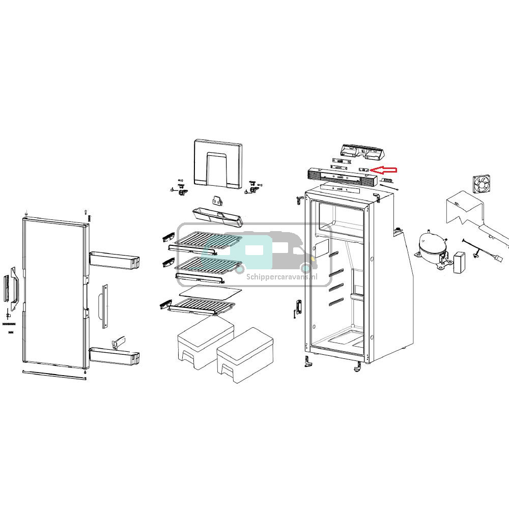 Thetford LED Paneel T2090