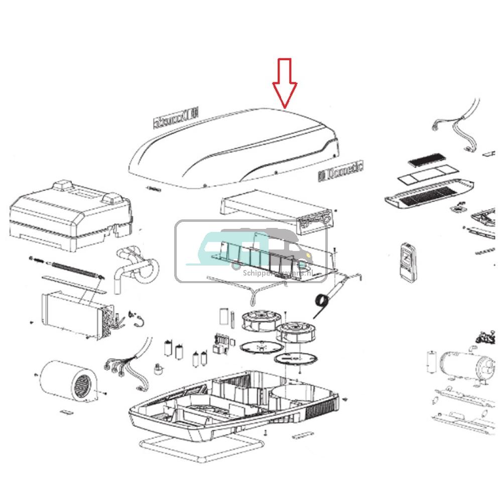 Dometic B2200 Afdekkap Wit