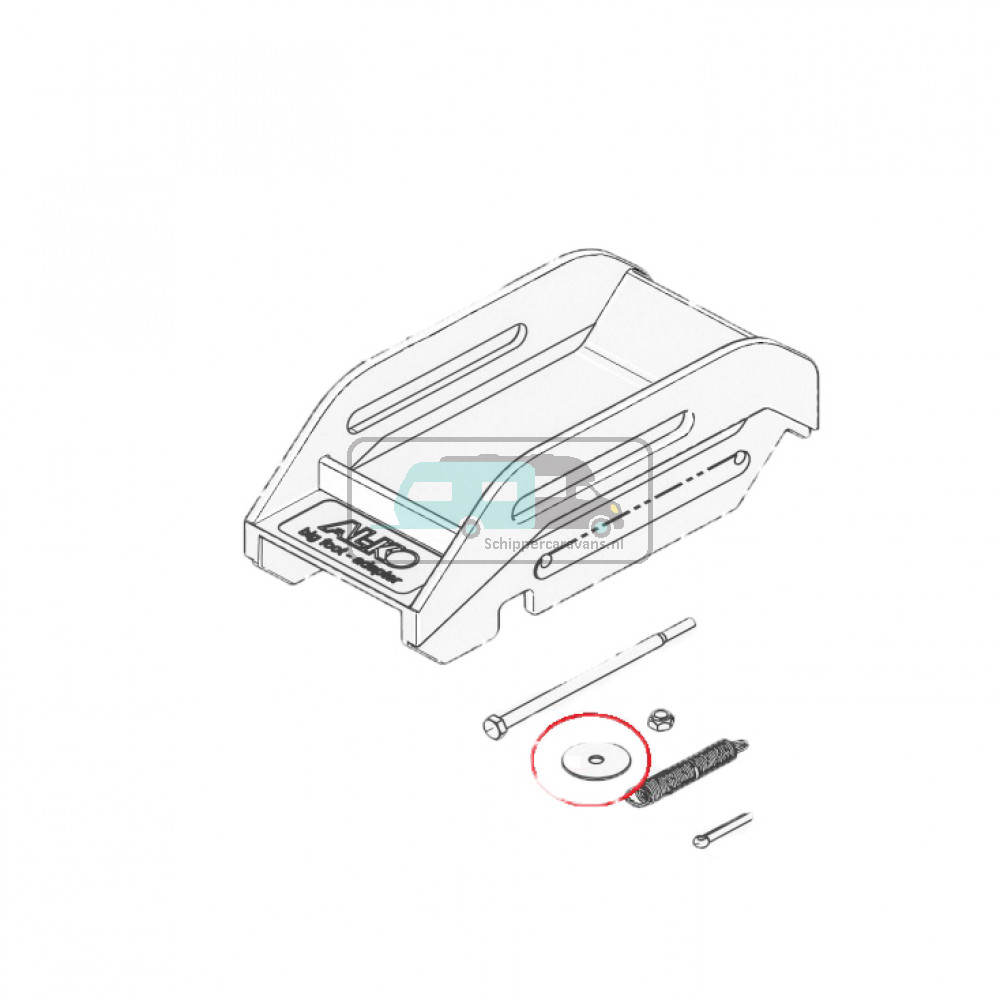 AL-KO Big Foot Opvulring 6.4x30x1.25mm A2-70