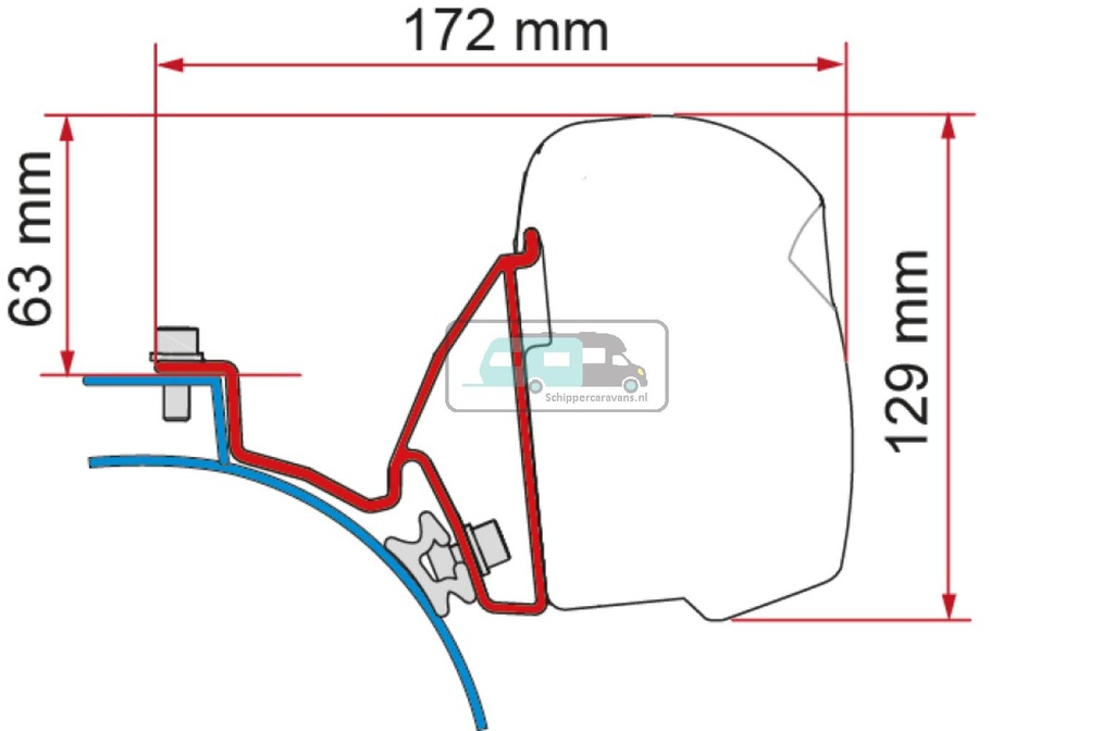 Fiamma Kit VW T5/ T6 California Deep Black F43