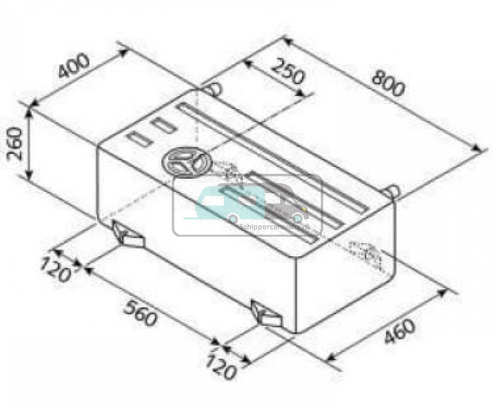 Fusion Watertank 75L V7-02 EV1501