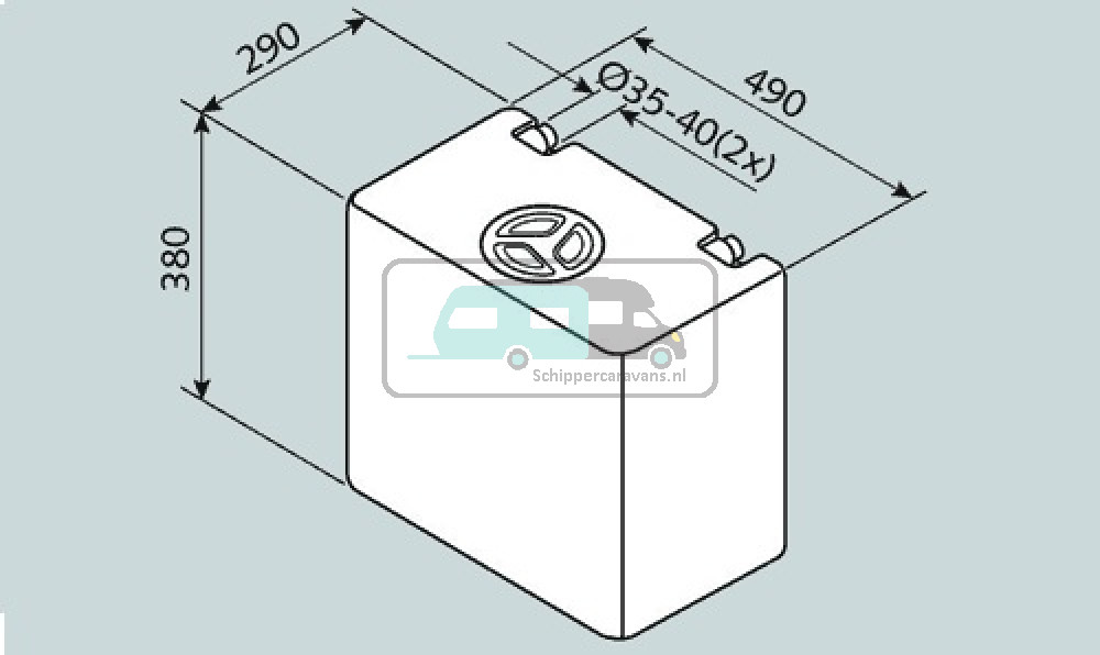 Fusion Watertank 50L V4-01 EV1004