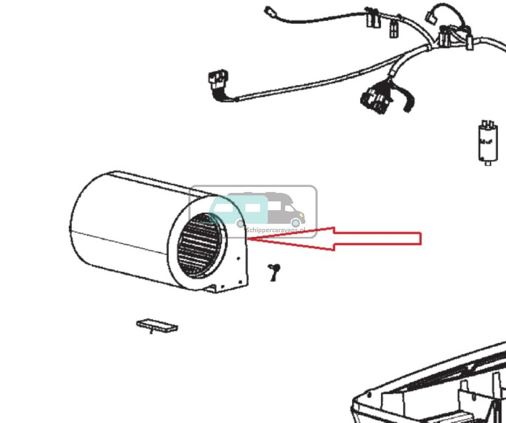 Dometic B1500/B1600 ventilatorwiel