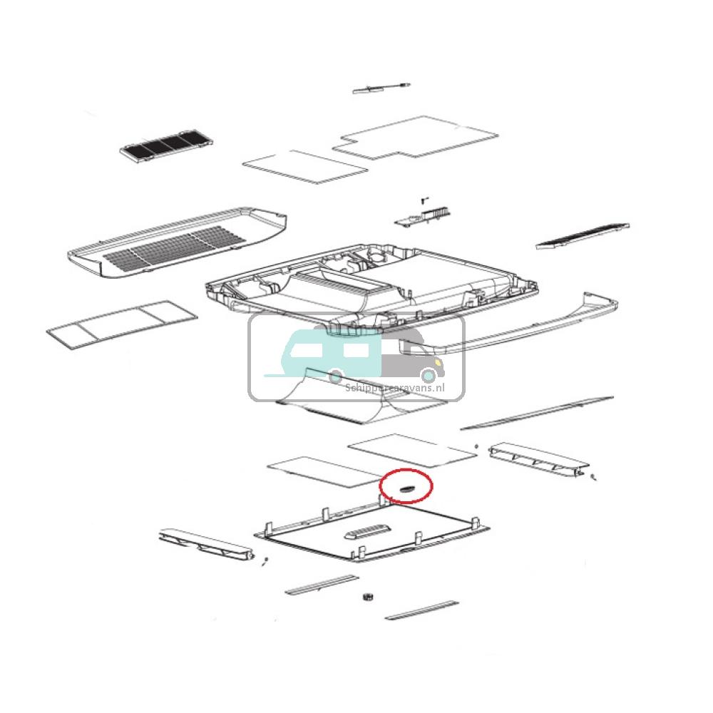 Dometic Afdekkapje Airco B2200
