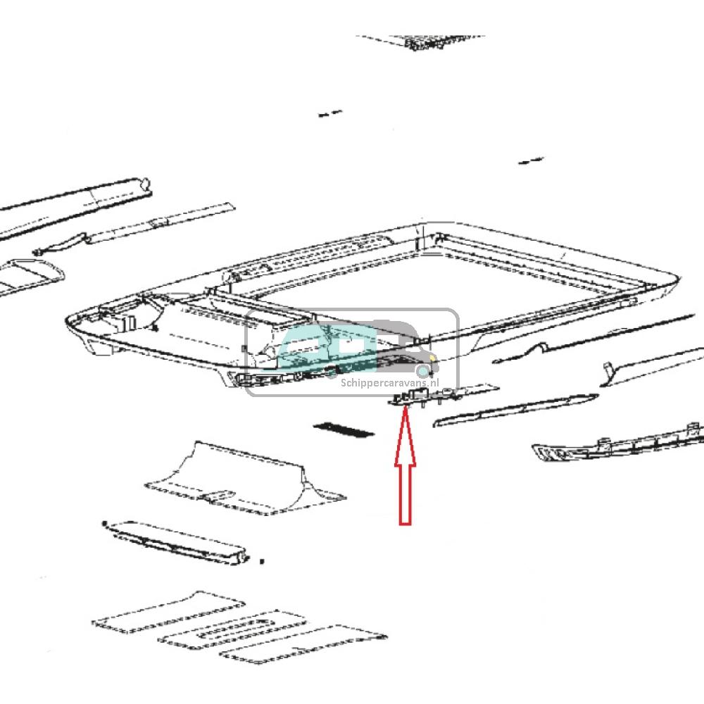 Dometic Printplaat bedieningspaneel Freshlight