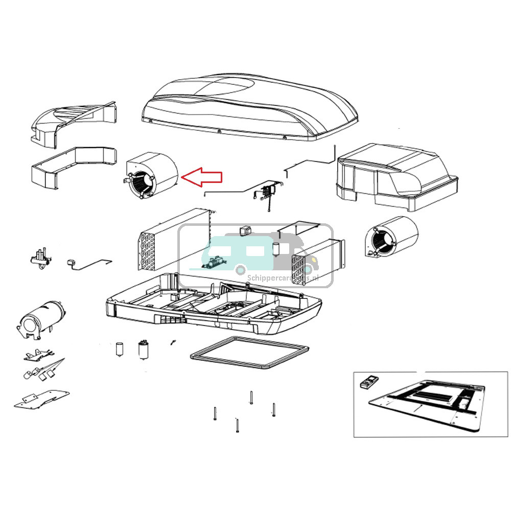 Telair Dualclima condenserfan