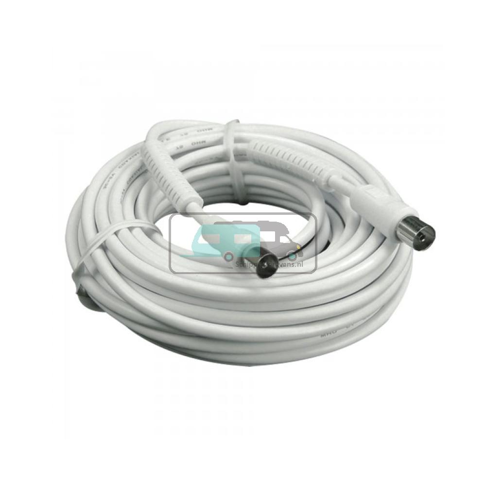 Coaxkabel 2.5mtr Male/Female Stekker