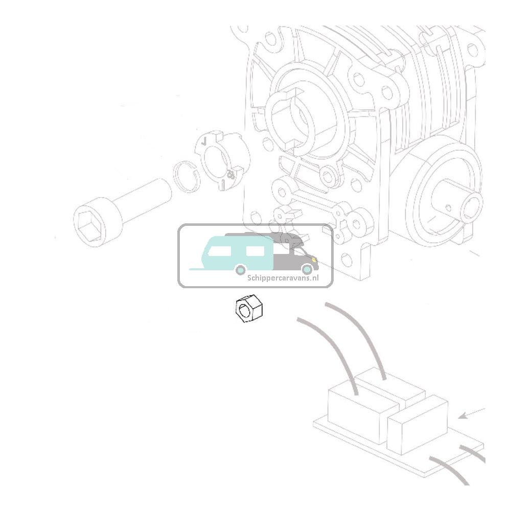 Teleco Zelfborgende Moer M5 UNI7474 nr.3685
