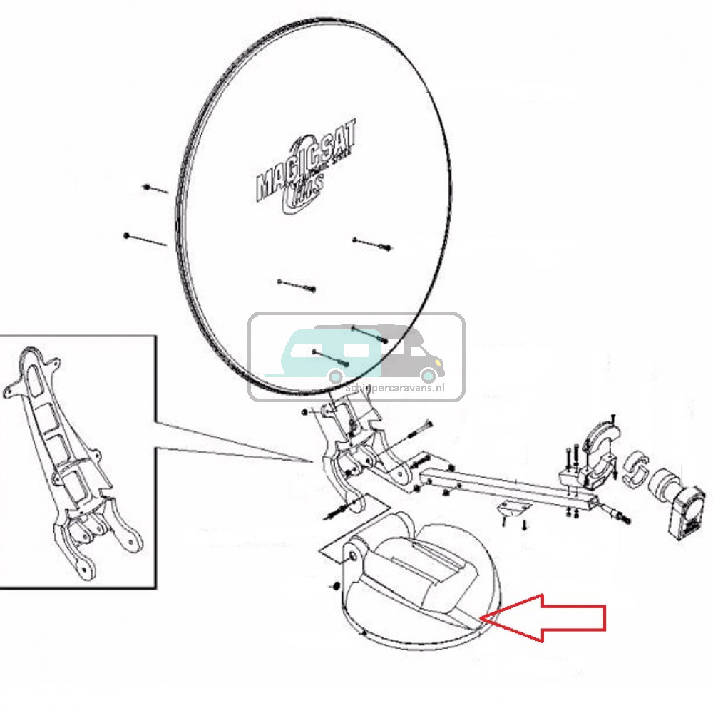 Teleco Motorkap nr. 5468