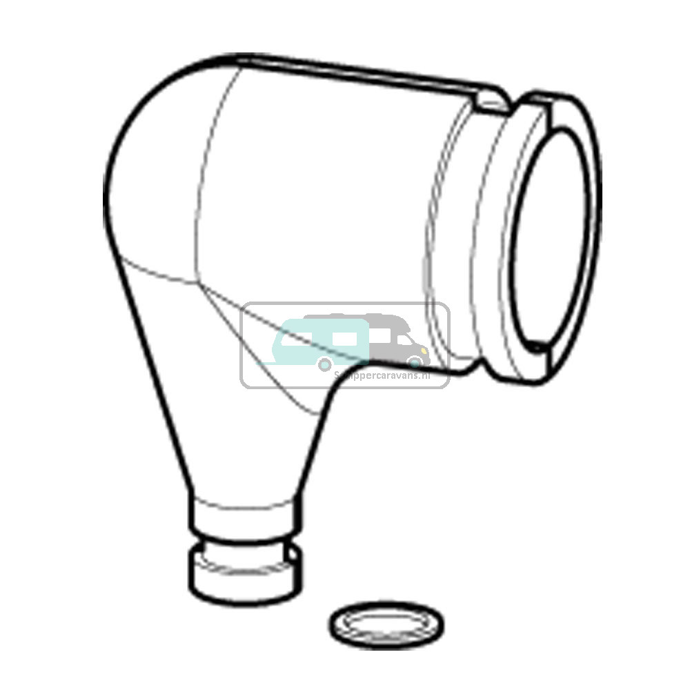Vechline F-Connector Beschermer 90graden