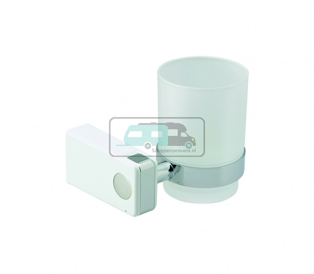 Wand Bekerhouder met Glazen Beker ND-Design