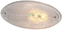 Hella Breedtelicht LED met Reflector Ovaal Opbouw Wit