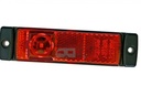Hella Markering LED met Reflector Rechthoekig Opbouw Rood 5mtr Kabel