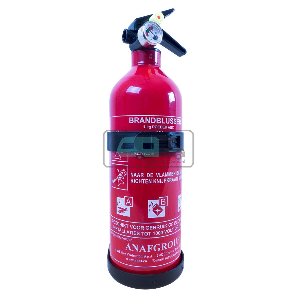Brandblusser met Manometer Belgie Keur 1kg