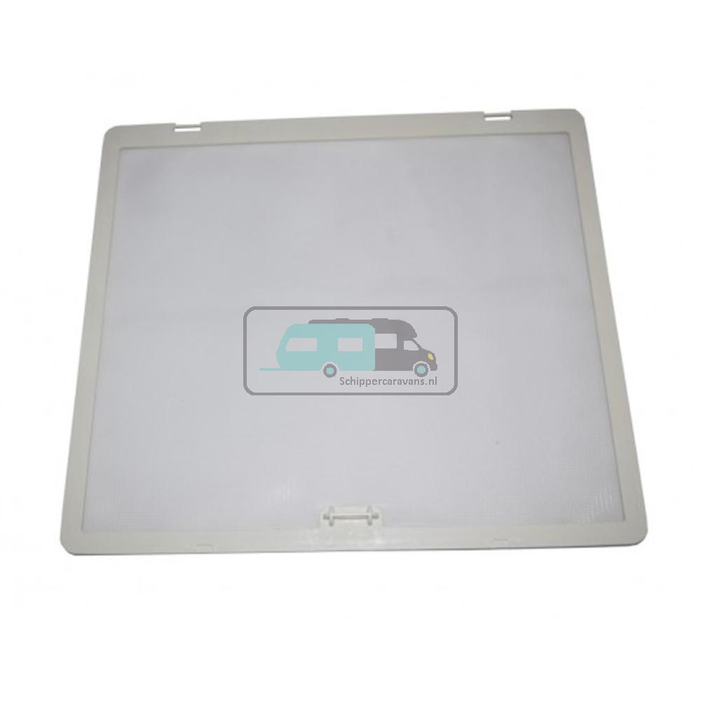 MPK Vliegenhor Scharnier Buitenzijde 28x28cm Grijs