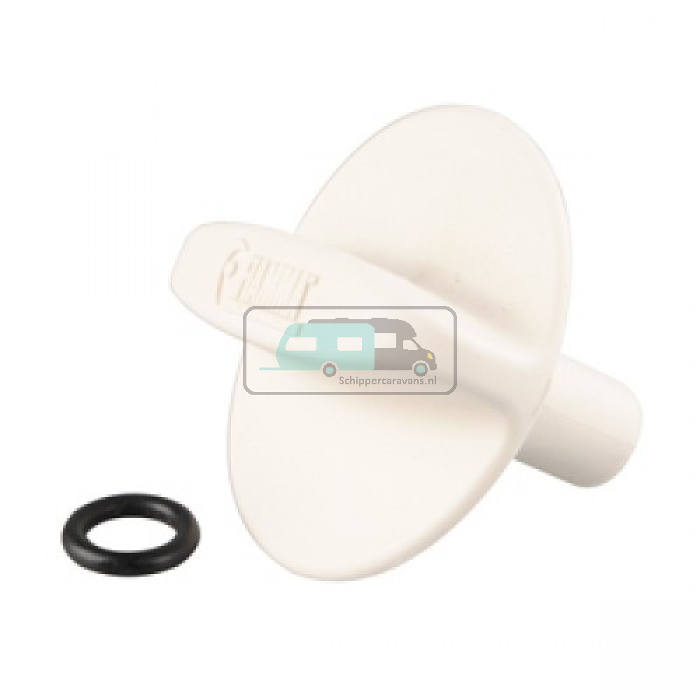 Fiamma Draaiknop Onderkader Vent Wit