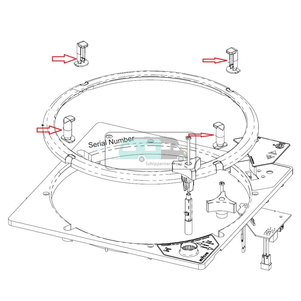 MaxxFan Bevestigingsklemmen Ring