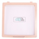 MPK Vliegenhor+Verduistering Beige 28x28cm