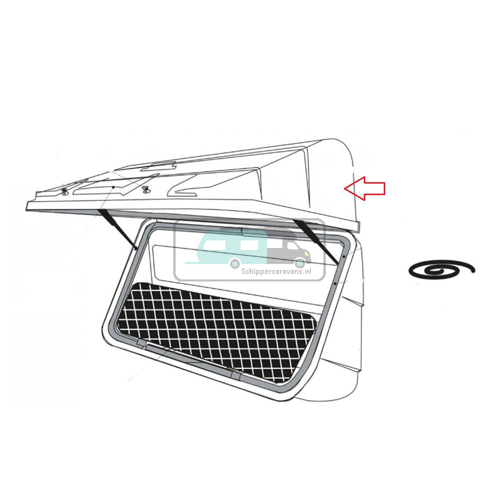 Fiamma Ultra-Box 500 Deksel