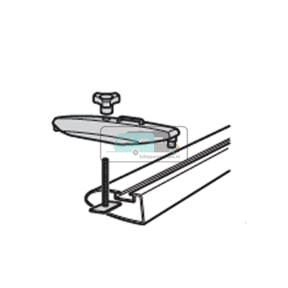T-track adapter t.b.v. Pacific serie.