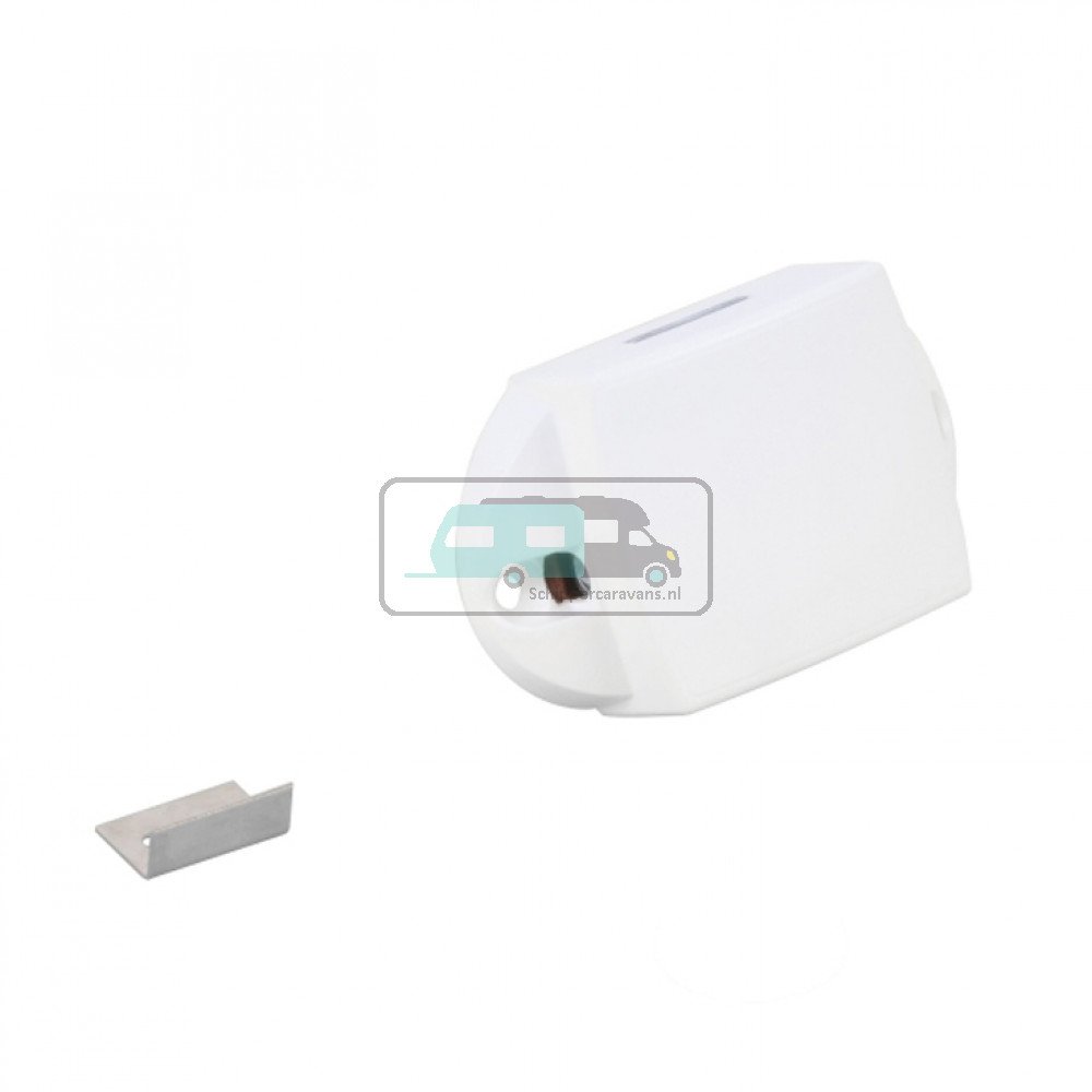 Drukknopslot Spanjolet Eenzijdig Bedienbaar Wit