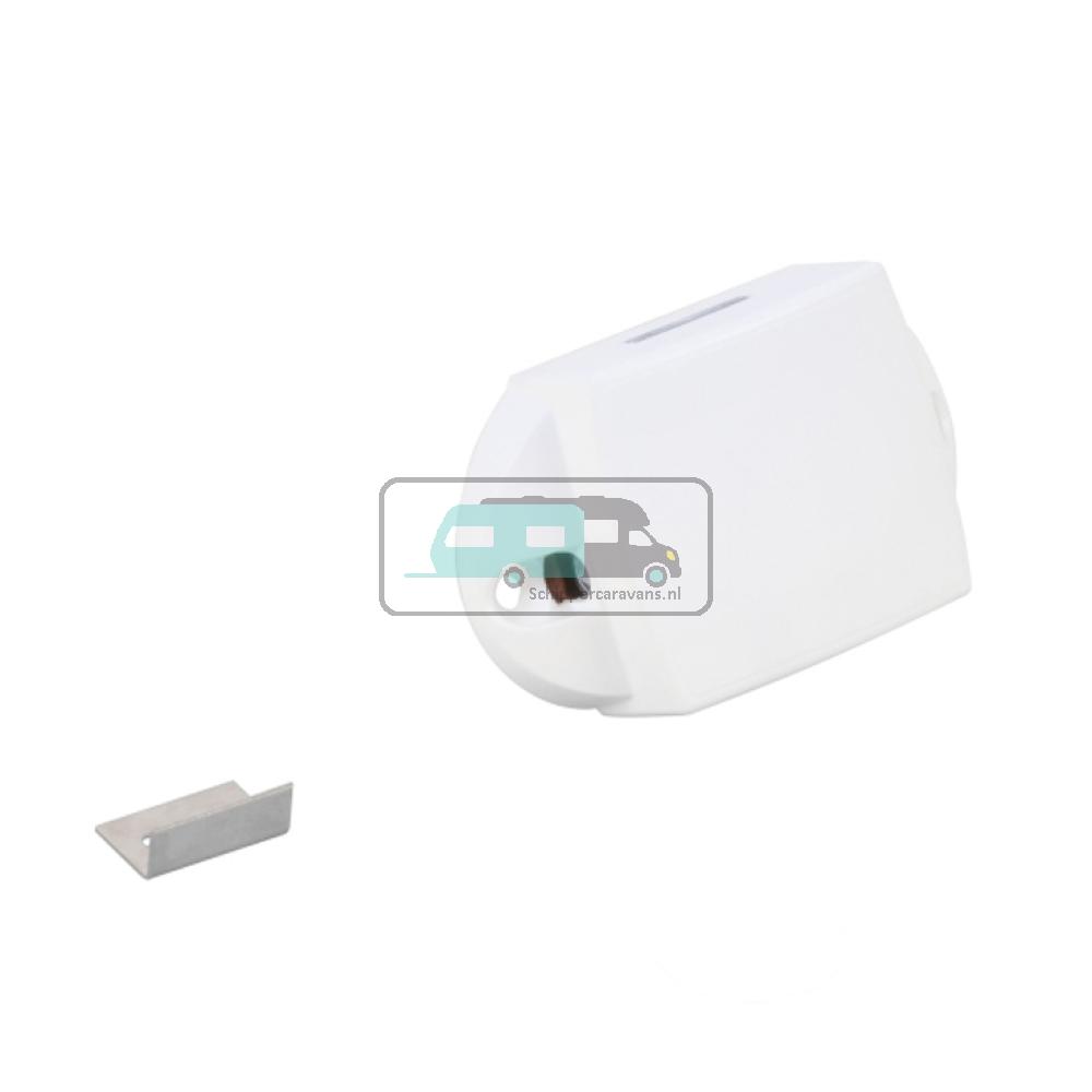 Drukknopslot Spanjolet Eenzijdig Bedienbaar Wit