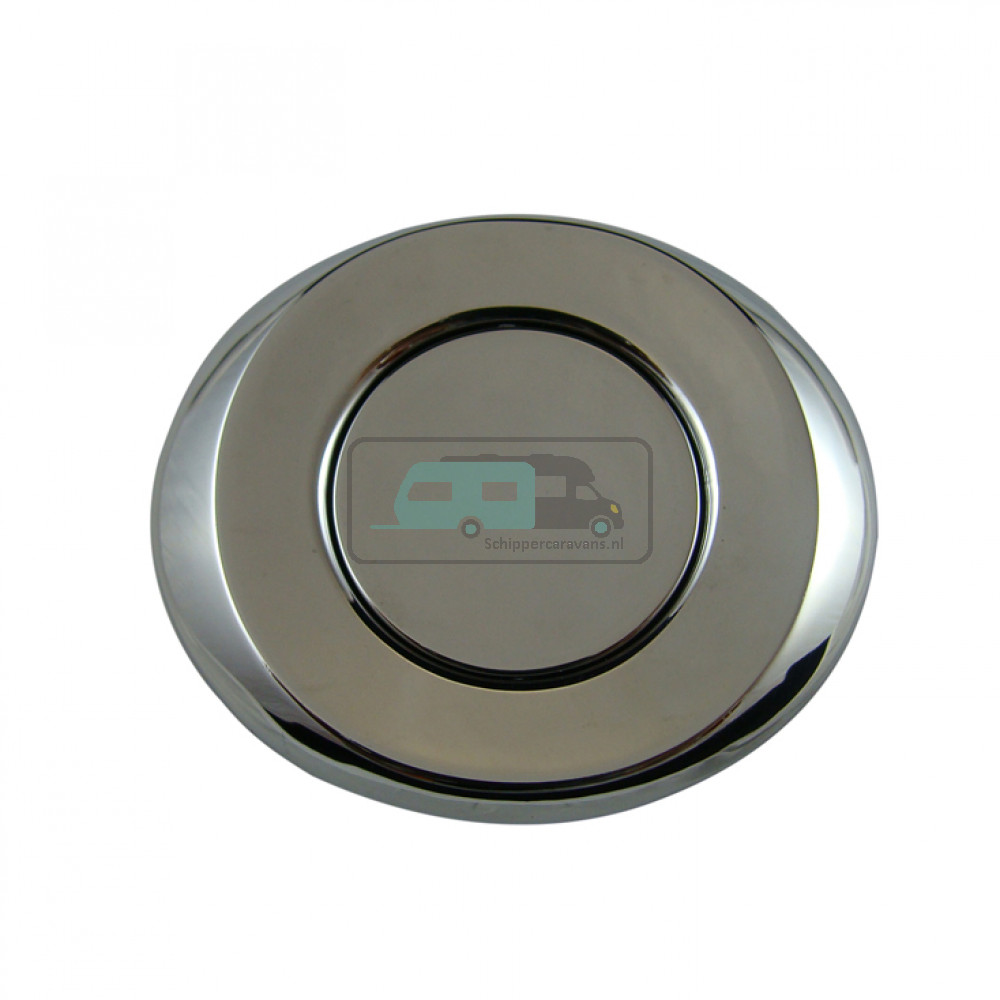 Pushlock Ovaal Chroom