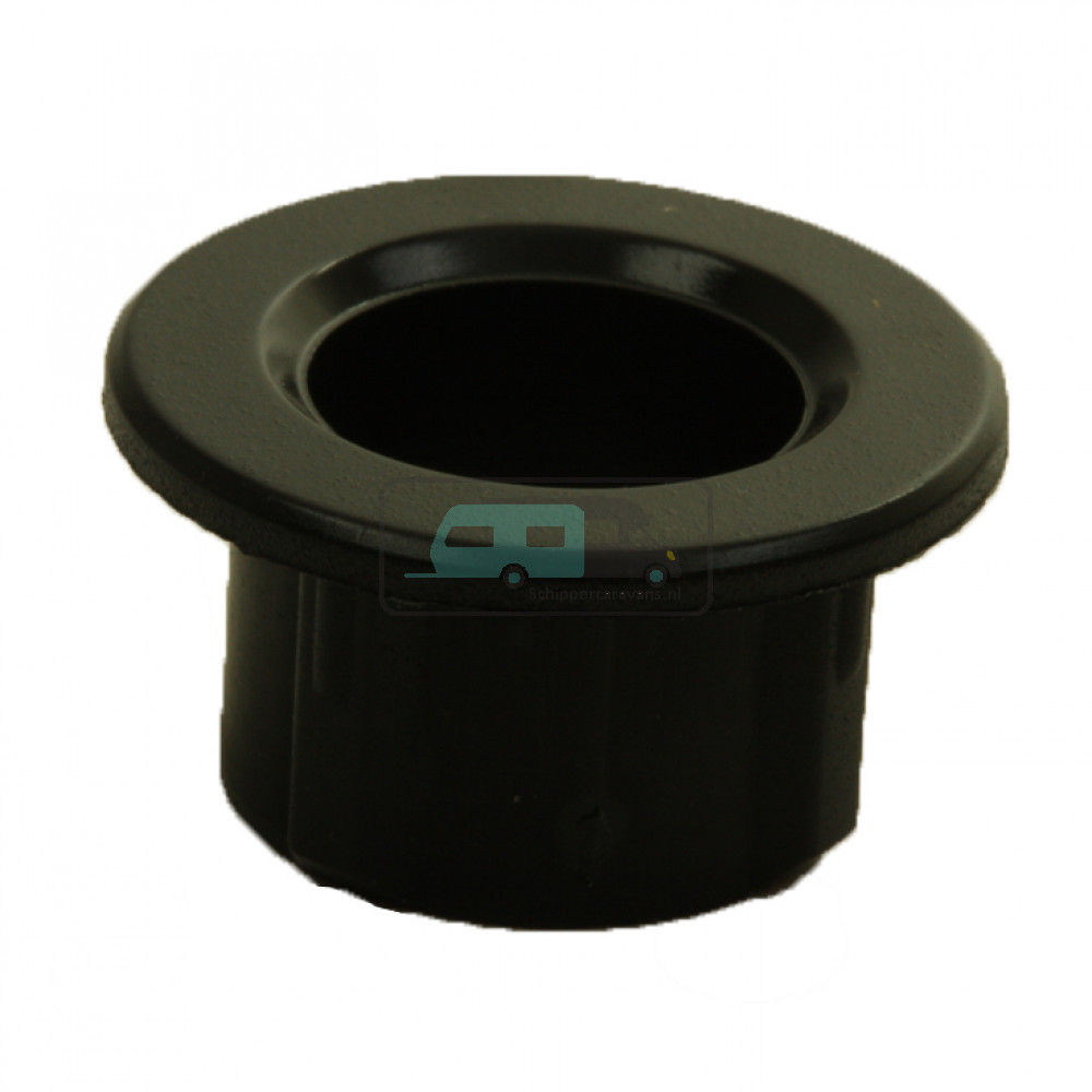 Doorvoer huls zwart van de spanjoletstang Hobby