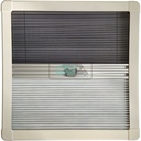 Horrex Gebogen Duo Plissé R5000 Crèmewit 524x534