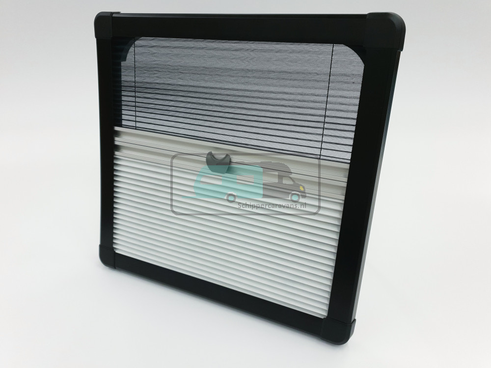 Horrex Rechte Duo Plissé R5000 Zwart 524x534