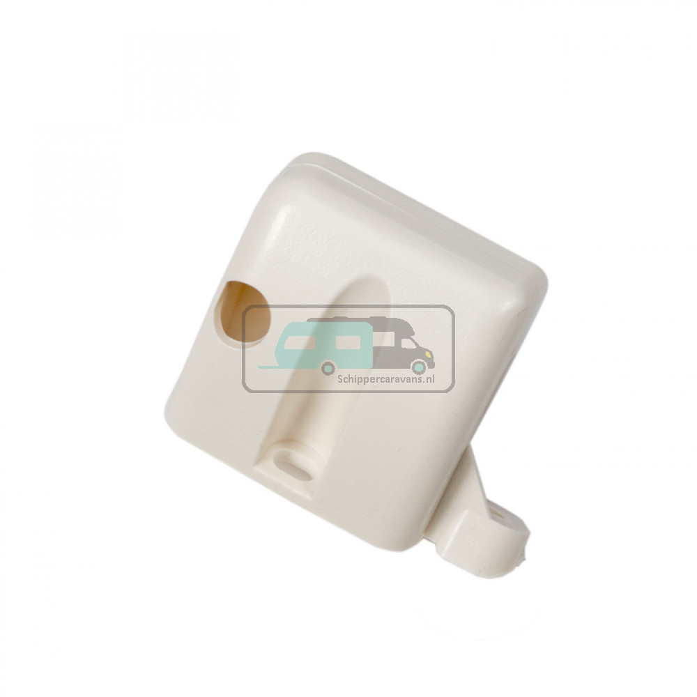 Remiflair 1 Eindkap met Bevestiging Links Crèmewit