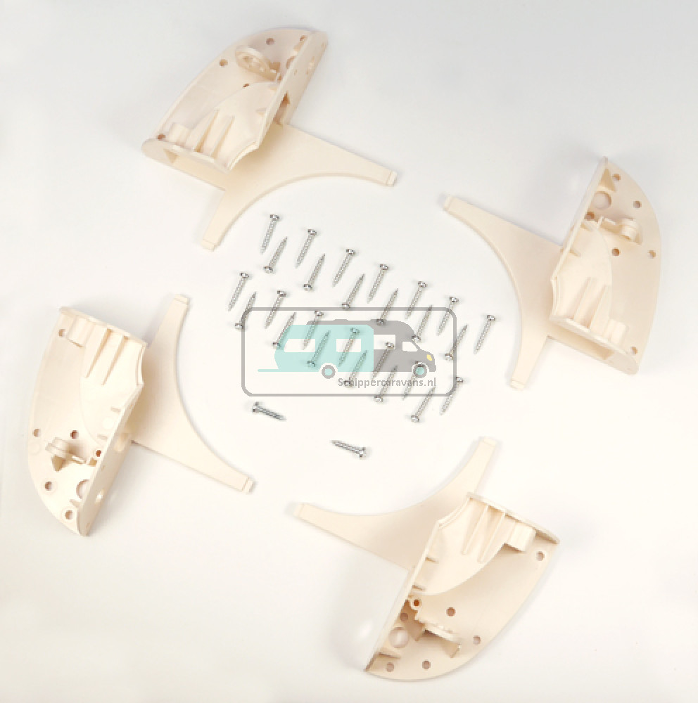 Remismart Combirollo Binnenkap met Veer Crèmewit