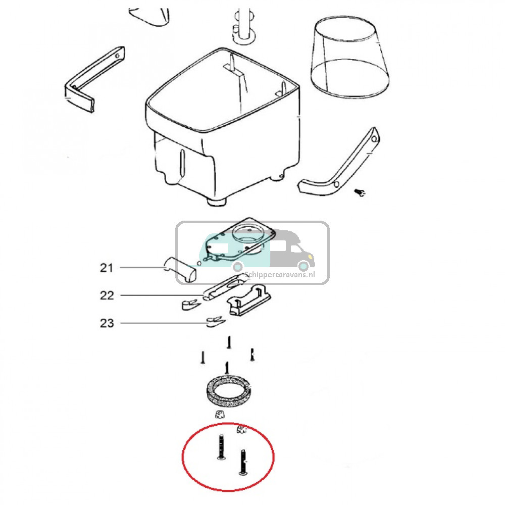 Thetford Bracket Mounting