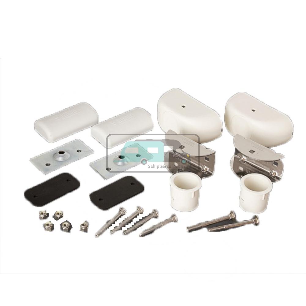 Fiamma Wandbevestiging onder. Compleet set 2 stuk