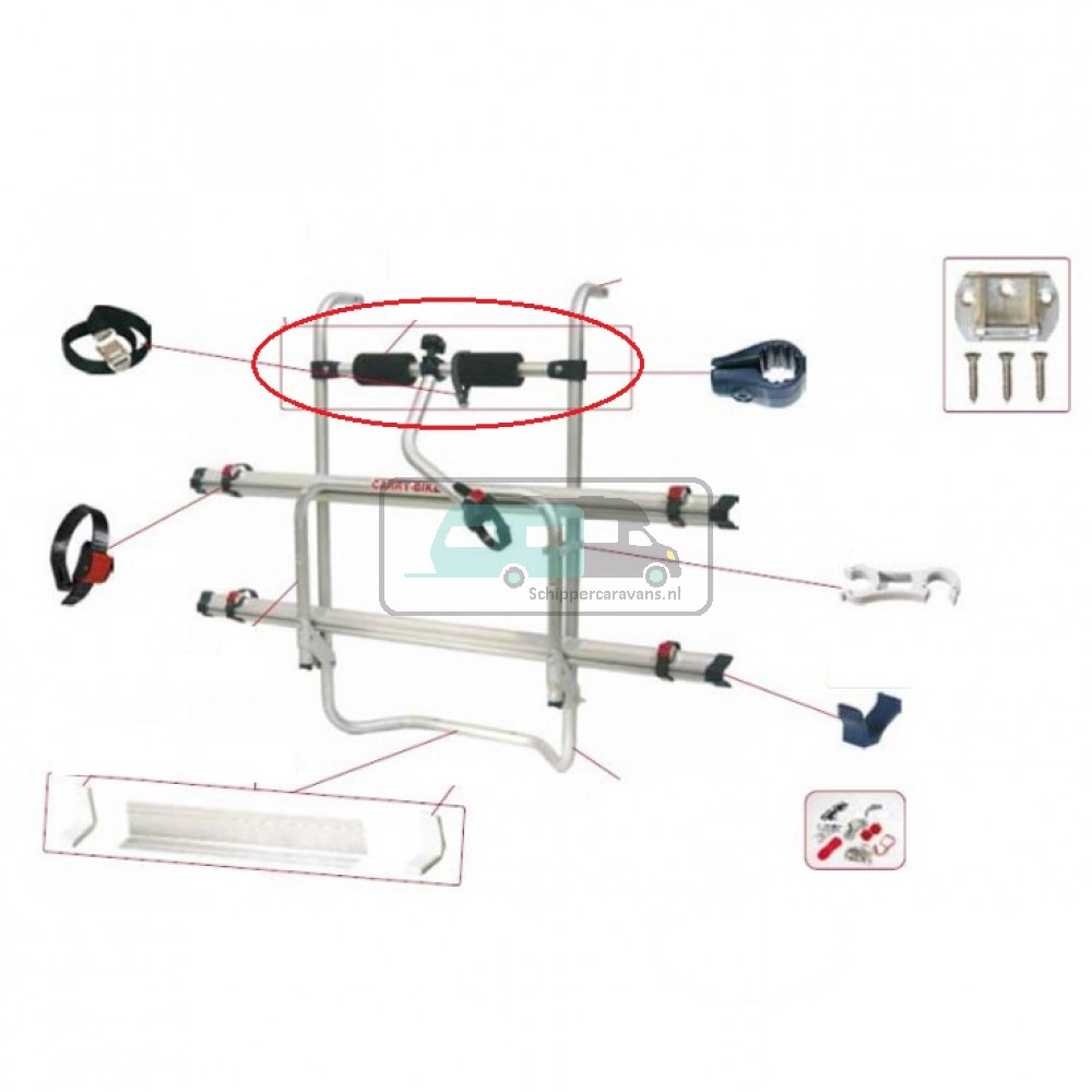 Fiamma Tussen buis v bikeholder CB Caravan Hobby